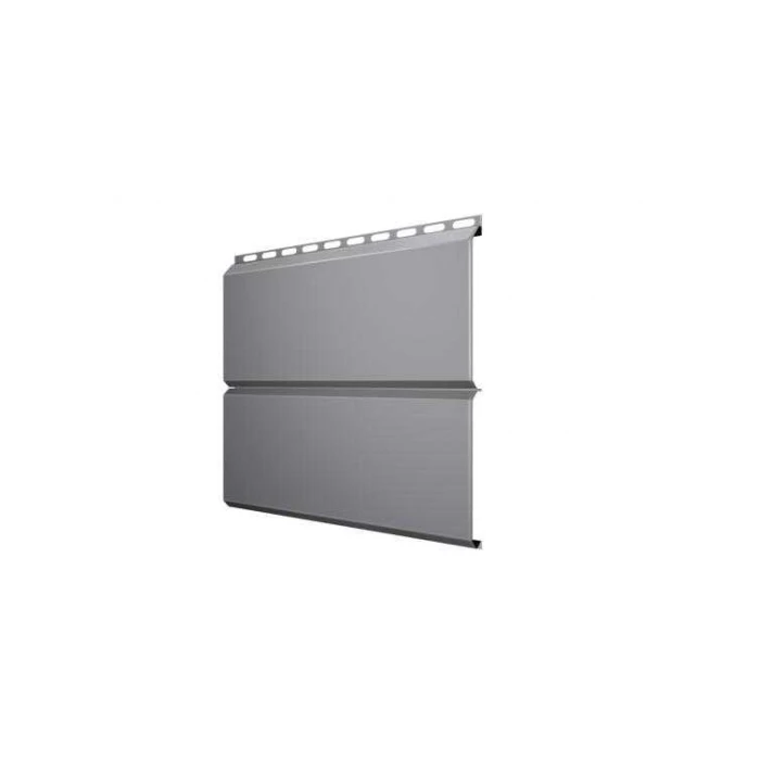 Металлический сайдинг Grand Line ЭкоБрус 0.45 мм PE RAL 7004 сигнальный серый