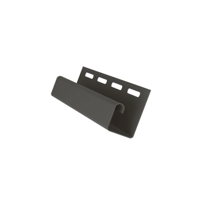 Планка Grand Line J-профиль Графит 22,5х40х3000 мм