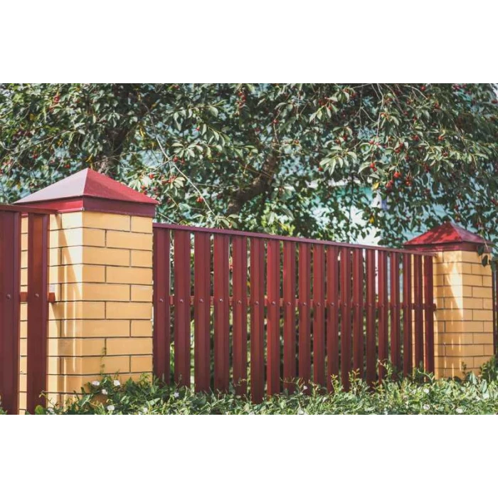 Штакетник М-образный А Grand Line 0,4 Полиэстер матовый - double RAL 7024 Мокрый Асфальт