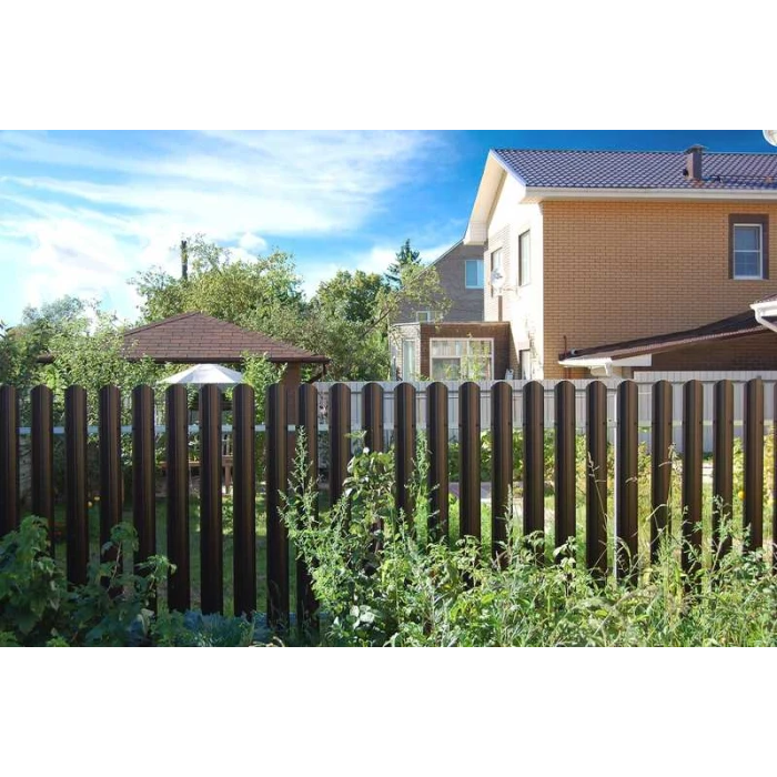 Штакетник П-образный А фигурный Grand Line 0,45 Полиэстер RAL 9003 Сигнальный Белый